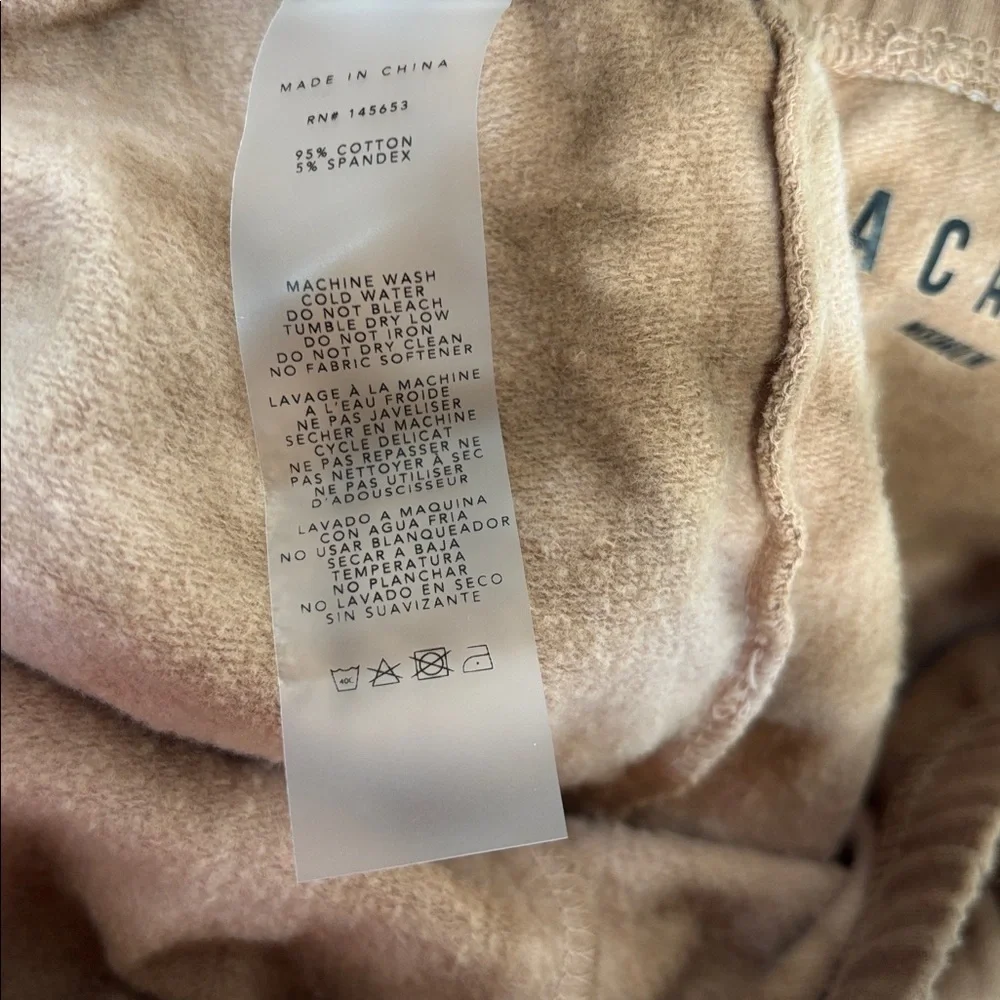 LACAUSA Earthy brown stretchy jogger cotton spandex  Tie-Dye Pants - Picture 7 of 9